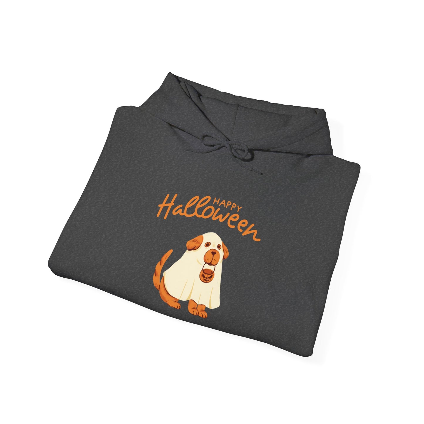Halloween Dog Graphic Unisex Hoodie, Cozy Sweatshirt for Pet Lovers, Fall Apparel, Halloween Gift, Dog Lover's Sweatshirt
