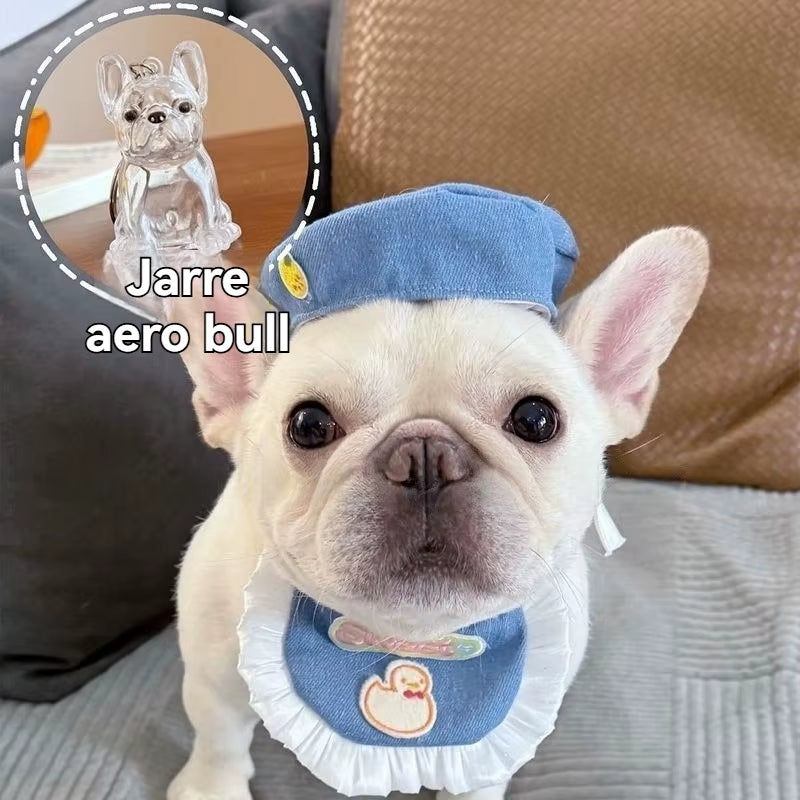 Large Size Dog Hair Storage Pendant Keychain Transparent Pet Fur Keepsake Capsule DIY Decoration Memorial Gifts for Pet Lovers