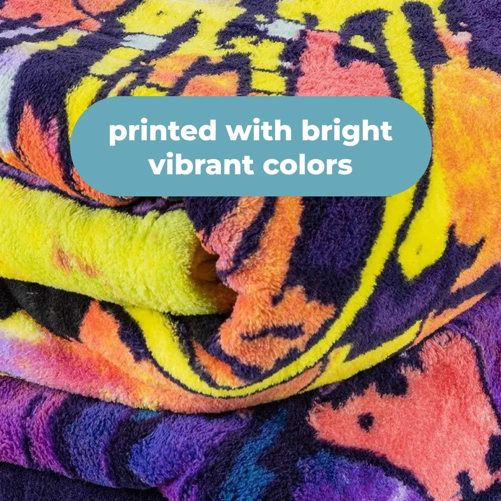 Super Soft Fullqueen Size Fleece Blanket by Dean Russo 75" X 90"