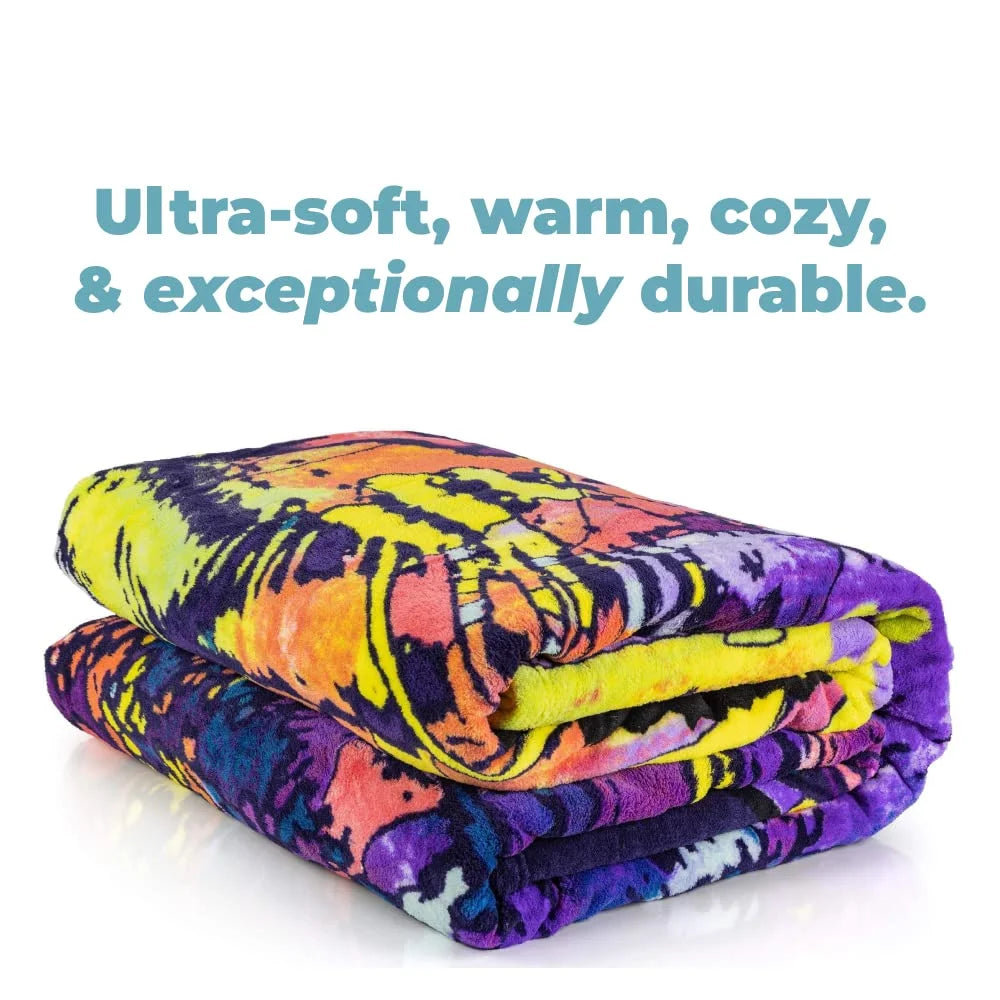 Super Soft Fullqueen Size Fleece Blanket by Dean Russo 75" X 90"