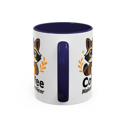 Whimsical Raccoon Coffee Mug - Perfect Gift for Animal Lovers, Cozy Mornings, Barista Gift, Cute Home Decor, Coffee Enthusiasts