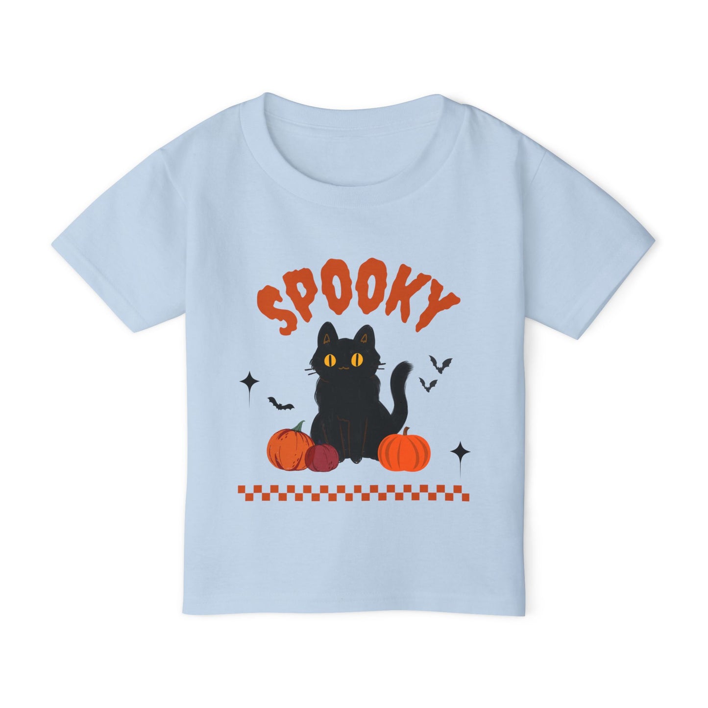 Spooky Cat Toddler T-Shirt | Perfect for Halloween, Kids' Costume, Fall Collection, Trick or Treat, Gifts for Little Ones