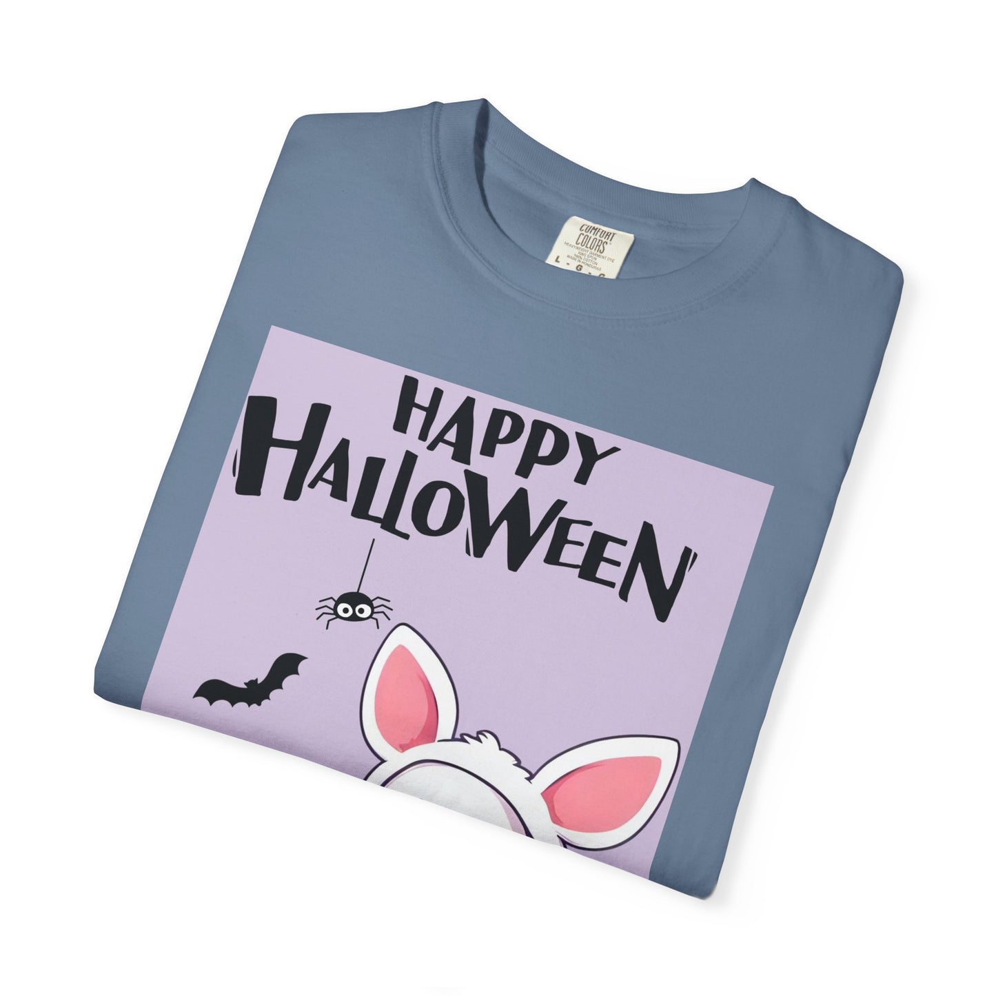 Halloween Bunny T-shirt, Cute Halloween Costume Shirt, Unisex Holiday Tee, Funny Halloween Apparel, Spooky Season Gift