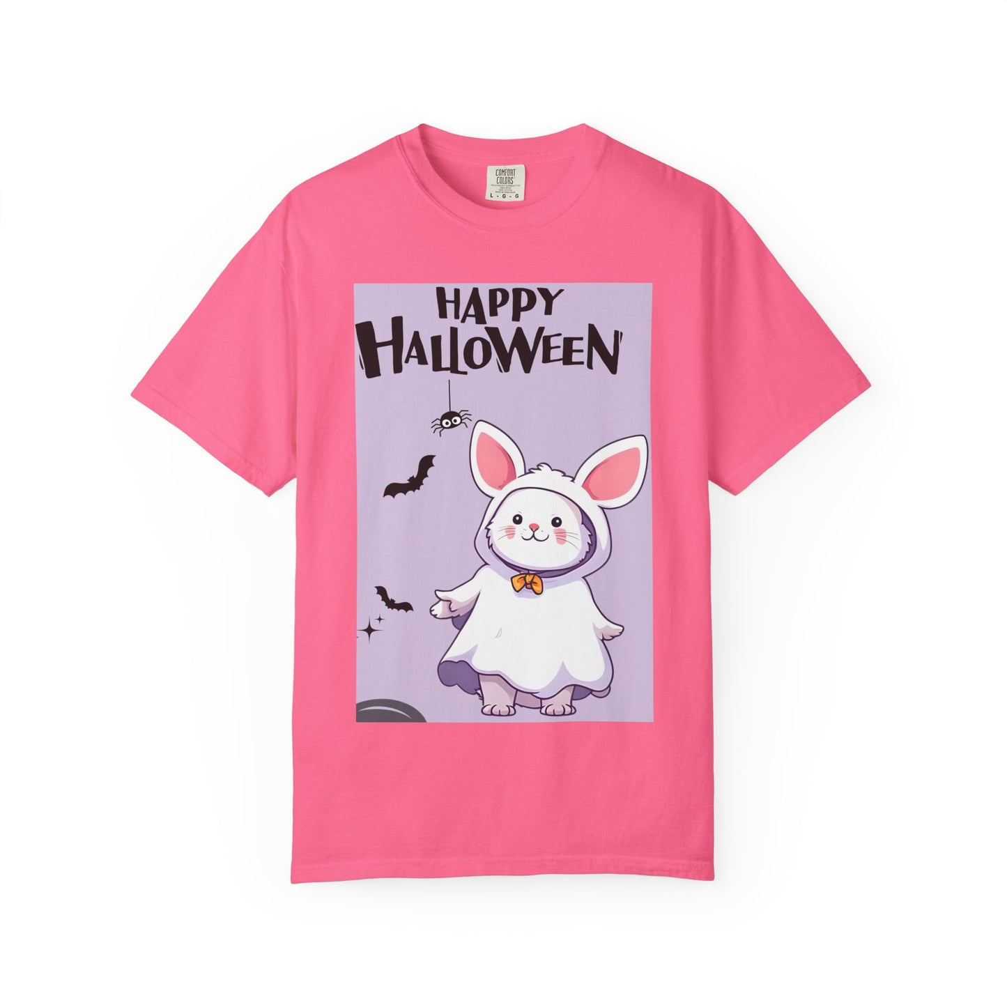 Halloween Bunny T-shirt, Cute Halloween Costume Shirt, Unisex Holiday Tee, Funny Halloween Apparel, Spooky Season Gift