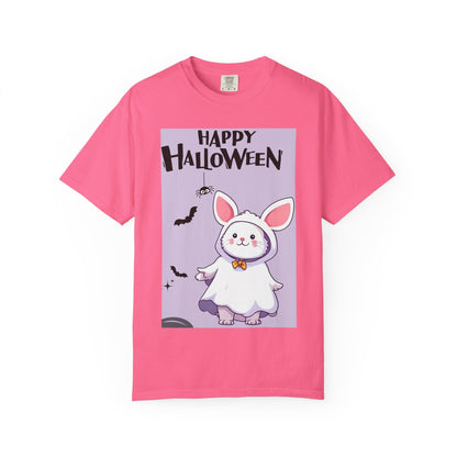 Halloween Bunny T-shirt, Cute Halloween Costume Shirt, Unisex Holiday Tee, Funny Halloween Apparel, Spooky Season Gift