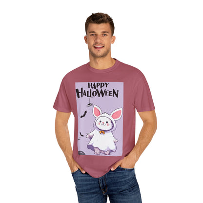 Halloween Bunny T-shirt, Cute Halloween Costume Shirt, Unisex Holiday Tee, Funny Halloween Apparel, Spooky Season Gift