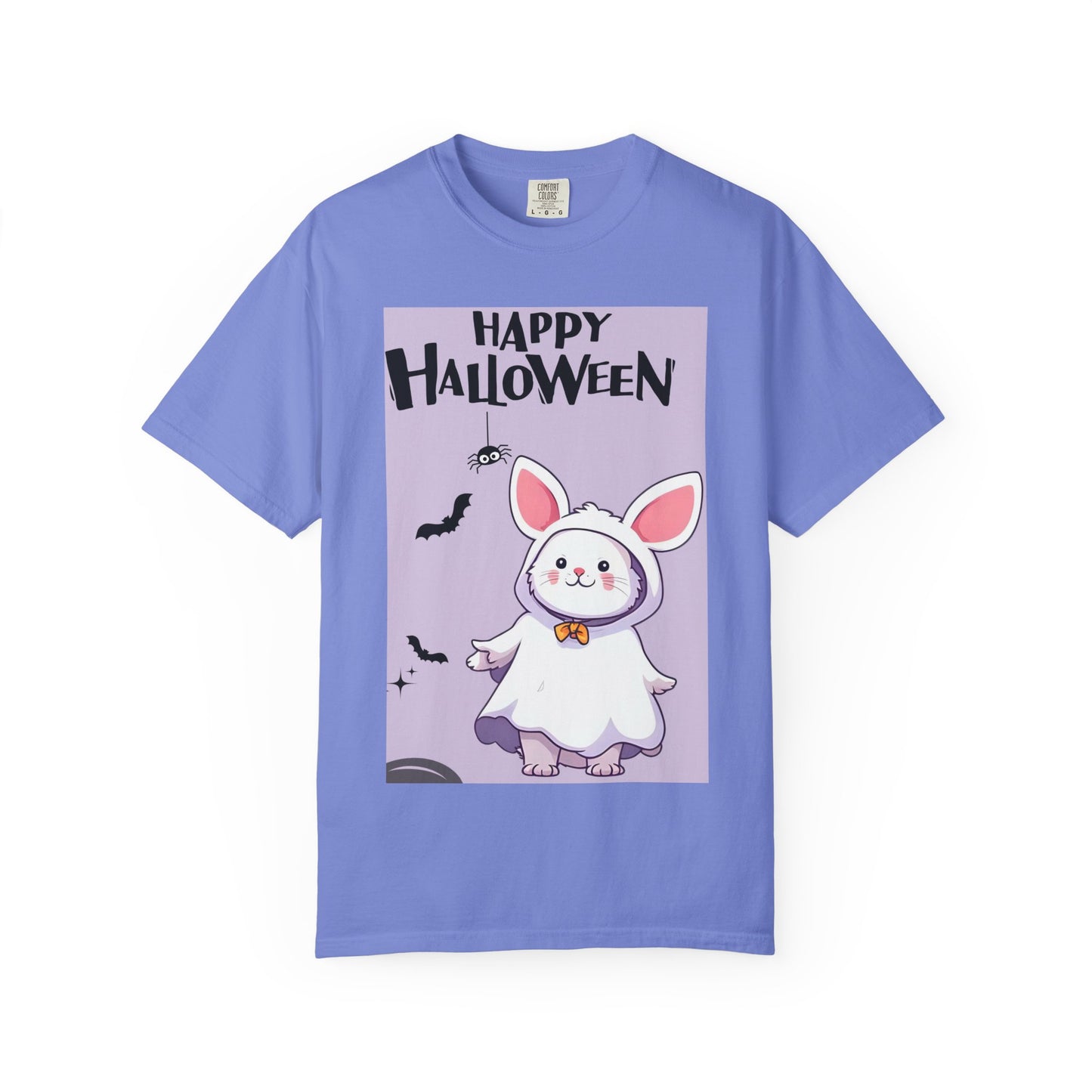 Halloween Bunny T-shirt, Cute Halloween Costume Shirt, Unisex Holiday Tee, Funny Halloween Apparel, Spooky Season Gift