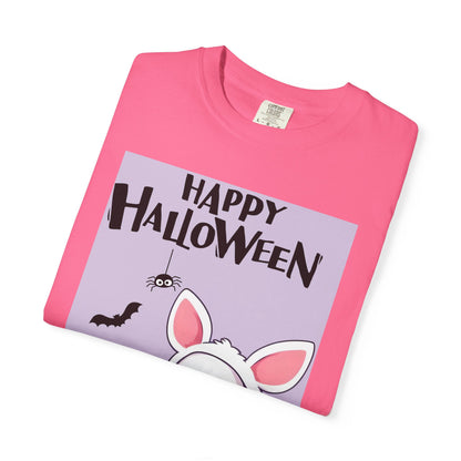 Halloween Bunny T-shirt, Cute Halloween Costume Shirt, Unisex Holiday Tee, Funny Halloween Apparel, Spooky Season Gift