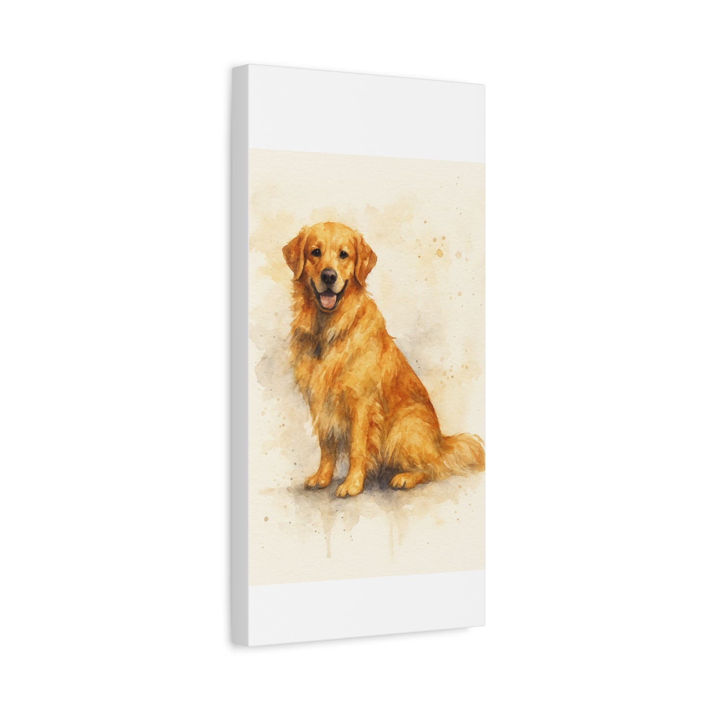 Golden Retriever Wall Art Canvas, Pet Portraits for Dog Lovers, Home Decor, Gifts for Dog Owners, Animal Lover Wall Decor