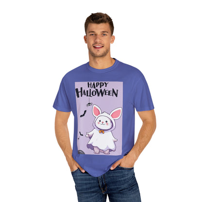 Halloween Bunny T-shirt, Cute Halloween Costume Shirt, Unisex Holiday Tee, Funny Halloween Apparel, Spooky Season Gift