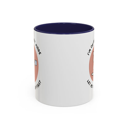 Autopilot Cat Coffee Mug, Funny Mug for Cat Lovers, Gift for Coffee Addicts, Animal Lover's Present, Unique Mug for Home Office