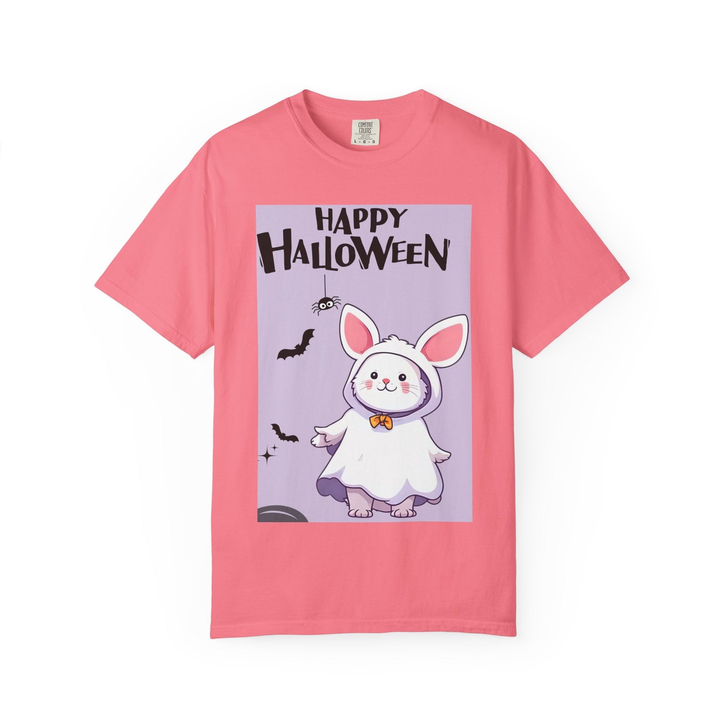 Halloween Bunny T-shirt, Cute Halloween Costume Shirt, Unisex Holiday Tee, Funny Halloween Apparel, Spooky Season Gift