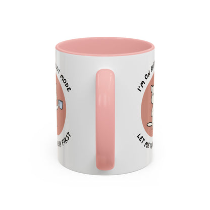 Autopilot Cat Coffee Mug, Funny Mug for Cat Lovers, Gift for Coffee Addicts, Animal Lover's Present, Unique Mug for Home Office