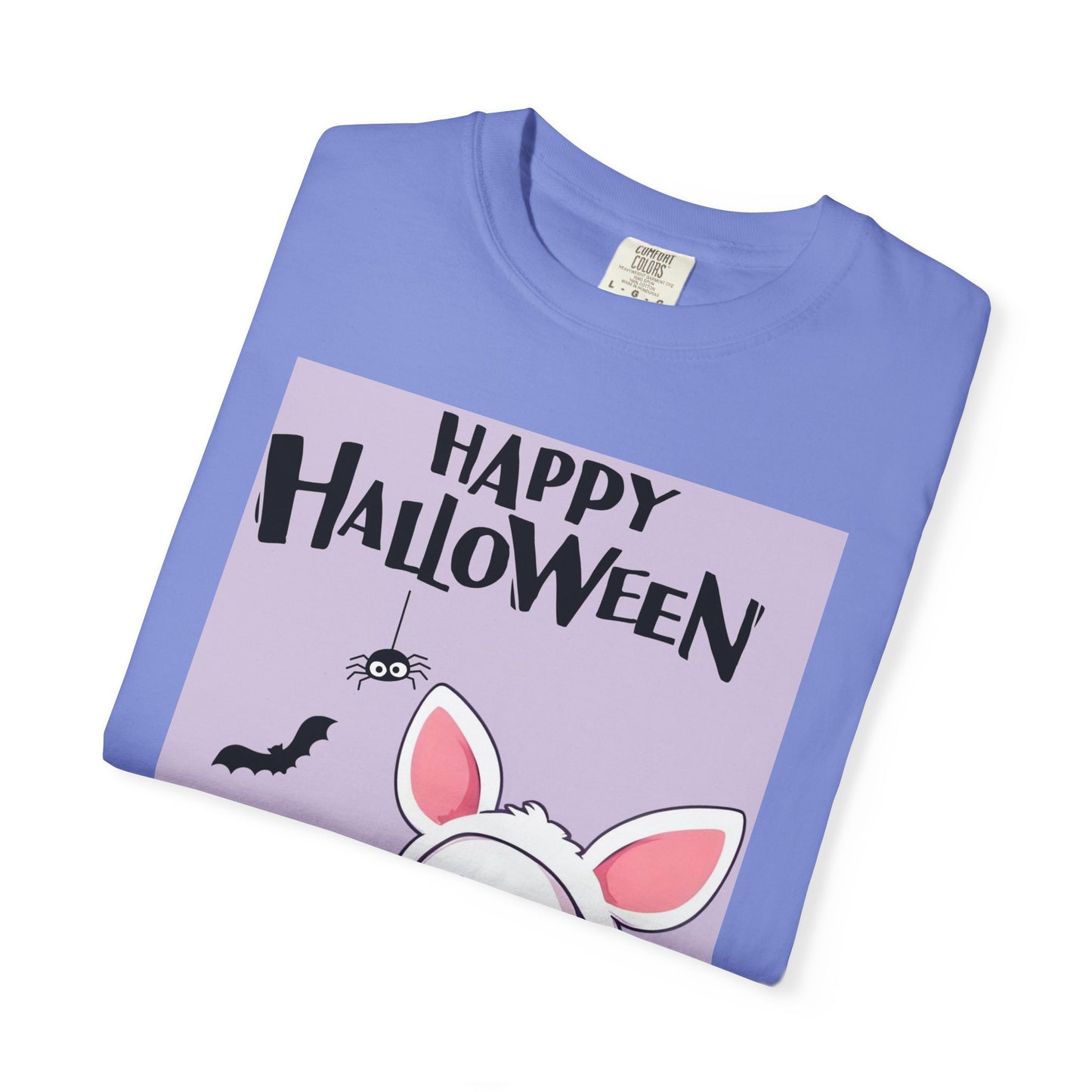 Halloween Bunny T-shirt, Cute Halloween Costume Shirt, Unisex Holiday Tee, Funny Halloween Apparel, Spooky Season Gift