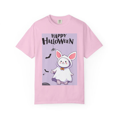 Halloween Bunny T-shirt, Cute Halloween Costume Shirt, Unisex Holiday Tee, Funny Halloween Apparel, Spooky Season Gift