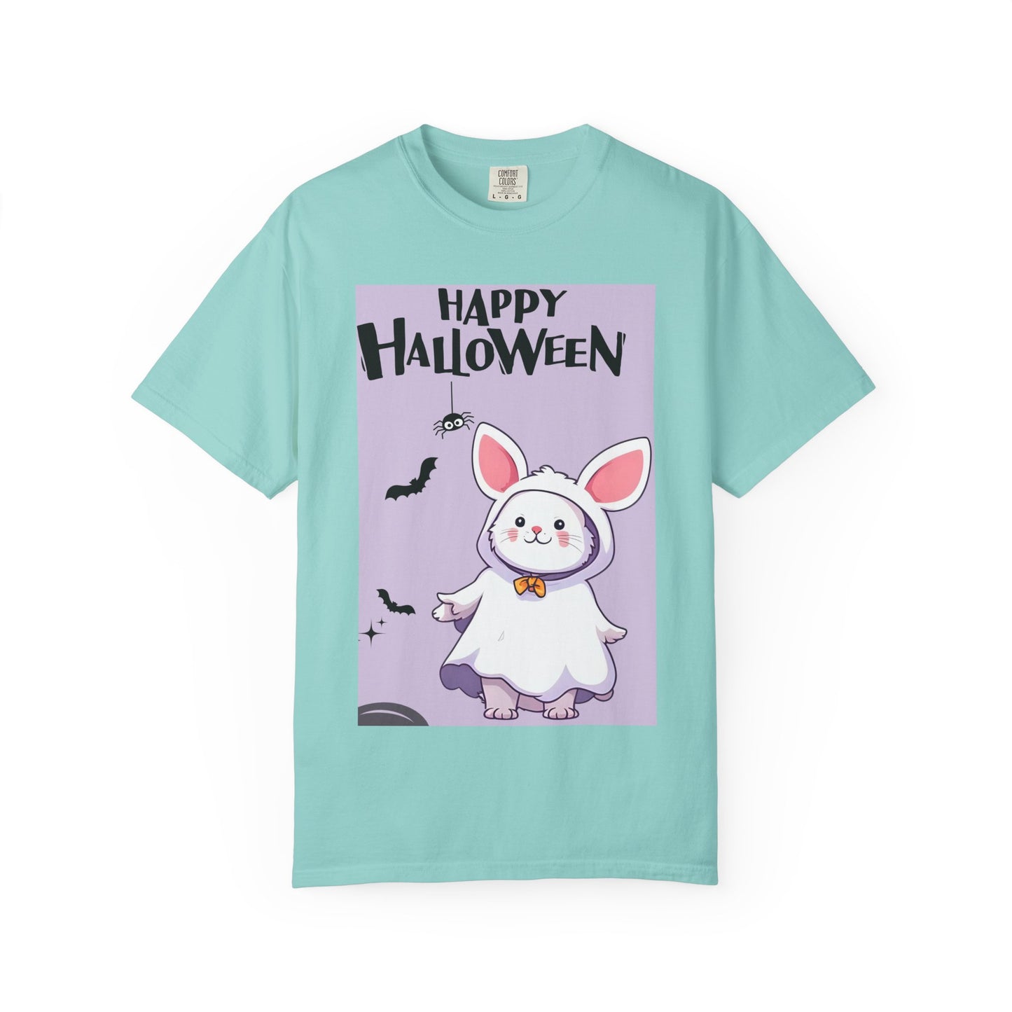 Halloween Bunny T-shirt, Cute Halloween Costume Shirt, Unisex Holiday Tee, Funny Halloween Apparel, Spooky Season Gift