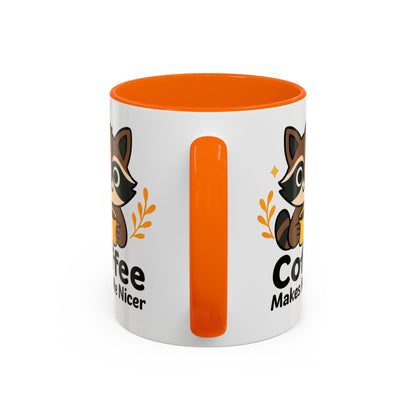 Whimsical Raccoon Coffee Mug - Perfect Gift for Animal Lovers, Cozy Mornings, Barista Gift, Cute Home Decor, Coffee Enthusiasts