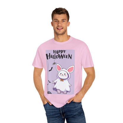 Halloween Bunny T-shirt, Cute Halloween Costume Shirt, Unisex Holiday Tee, Funny Halloween Apparel, Spooky Season Gift