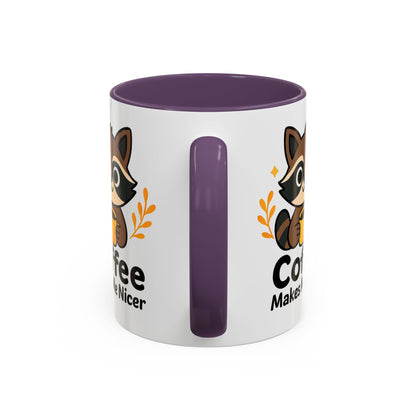 Whimsical Raccoon Coffee Mug - Perfect Gift for Animal Lovers, Cozy Mornings, Barista Gift, Cute Home Decor, Coffee Enthusiasts