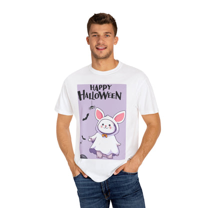 Halloween Bunny T-shirt, Cute Halloween Costume Shirt, Unisex Holiday Tee, Funny Halloween Apparel, Spooky Season Gift