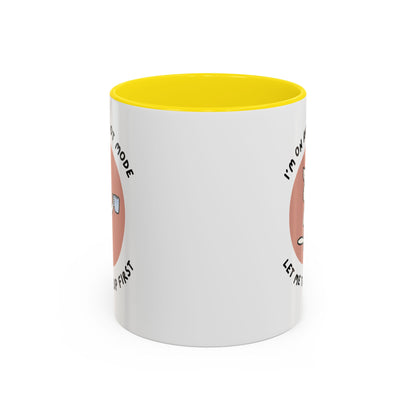 Autopilot Cat Coffee Mug, Funny Mug for Cat Lovers, Gift for Coffee Addicts, Animal Lover's Present, Unique Mug for Home Office