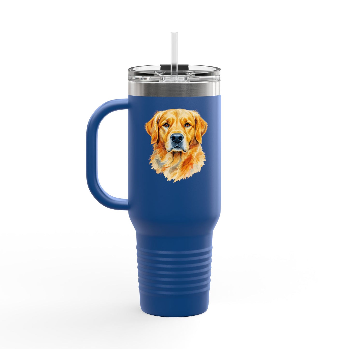 Golden Retriever Insulated Travel Mug, Personalized Dog Lover Gift, Pet Travel Cup, Coffee Tumblers for Home, Breweries, Camping
