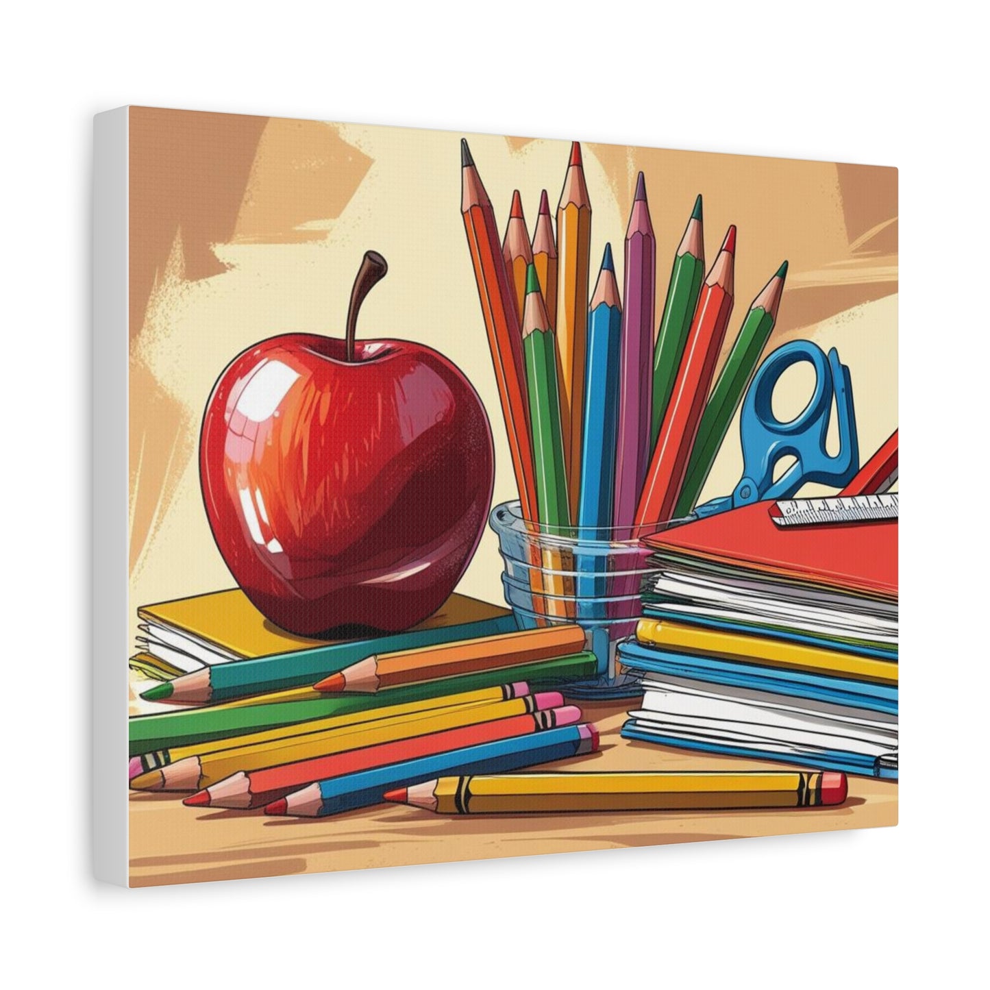 Educational Art Canvas Print, Classroom Decor, Teacher Gift, School Art, Inspirational Wall Art, Learning Decor