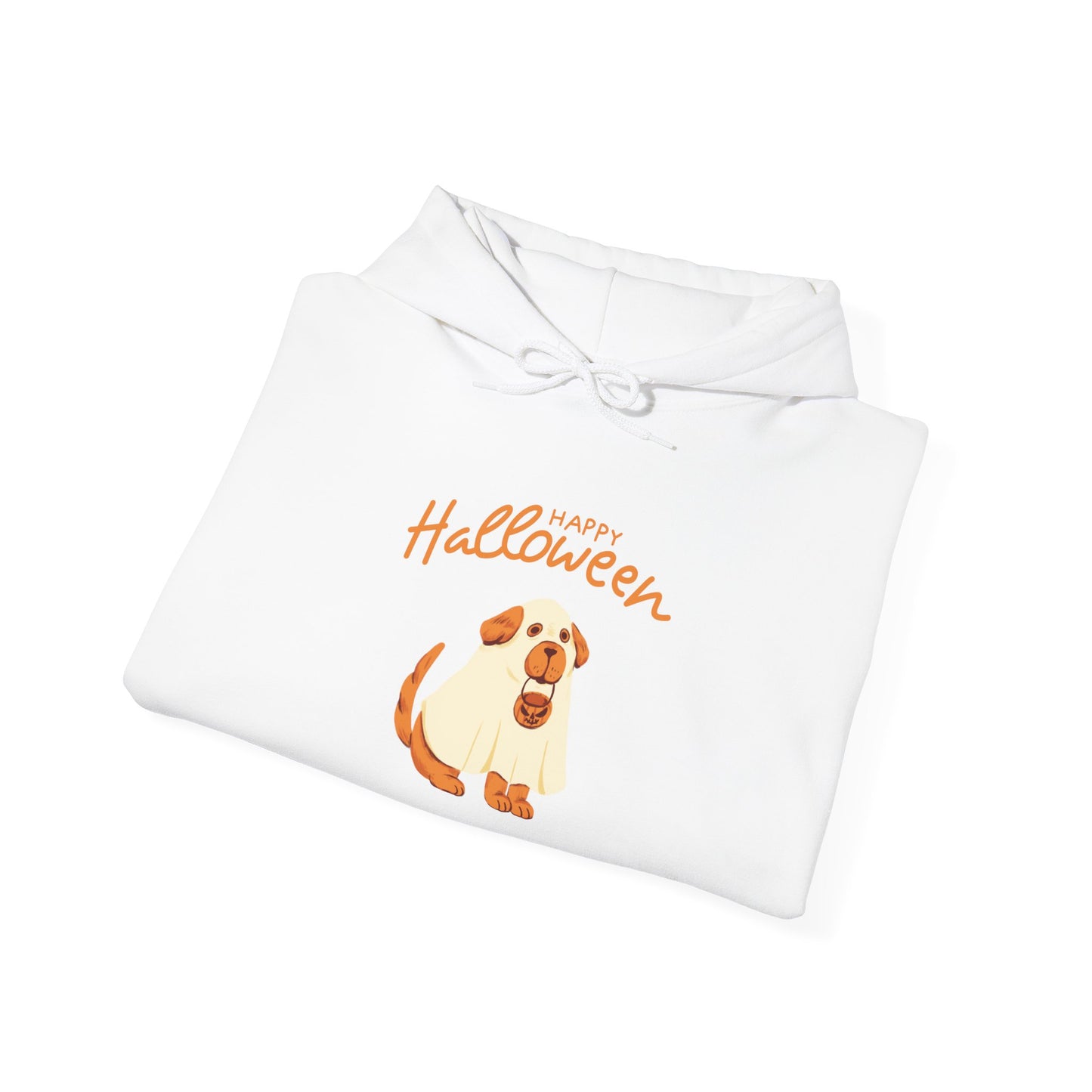 Halloween Dog Graphic Unisex Hoodie, Cozy Sweatshirt for Pet Lovers, Fall Apparel, Halloween Gift, Dog Lover's Sweatshirt