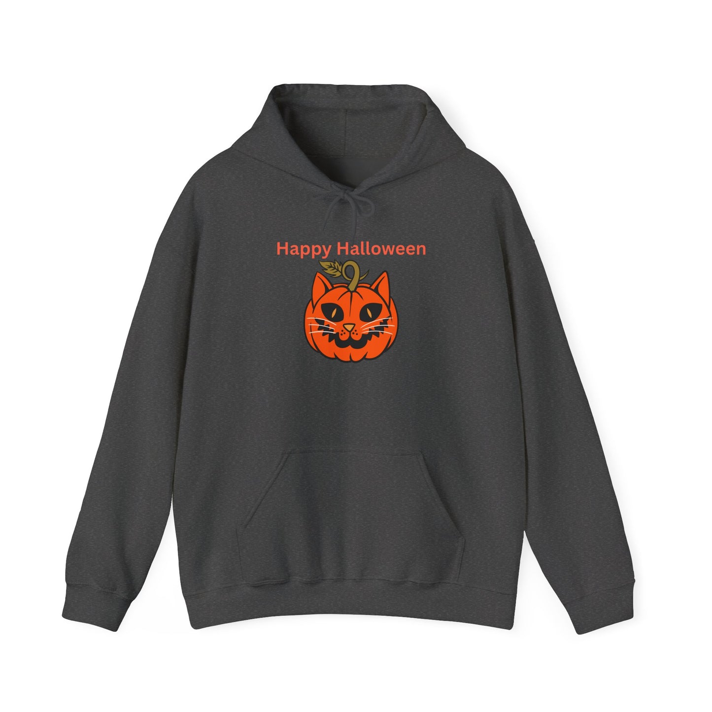Halloween Cat Pumpkin Hoodie | Unisex Sweatshirt, Cozy Fall Apparel, Spooky Season Gift, Perfect for Trick-or-Treating