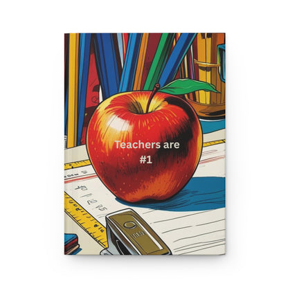Teacher's #1 Hardcover Journal | Perfect Gift for Educators, School Supplies, Teaching Journal, Notebooks for Students, Office Decor