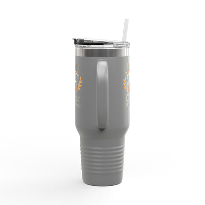 Cute Coffee-Themed Insulated Travel Mug, 40oz - Perfect for Caffeinated Adventures, Coffee Lovers, Gifts, and More