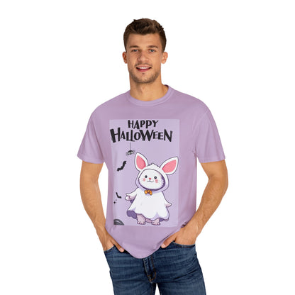 Halloween Bunny T-shirt, Cute Halloween Costume Shirt, Unisex Holiday Tee, Funny Halloween Apparel, Spooky Season Gift