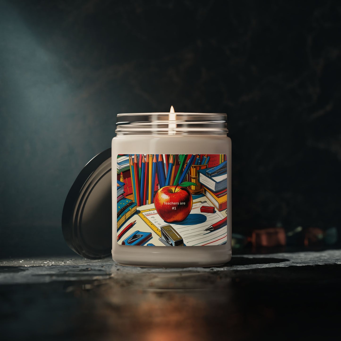 Teacher Appreciation Soy Candle, Aromatic Gift, Educational Decor, Back to School, Relaxation, Home Fragrance, Scented Candle