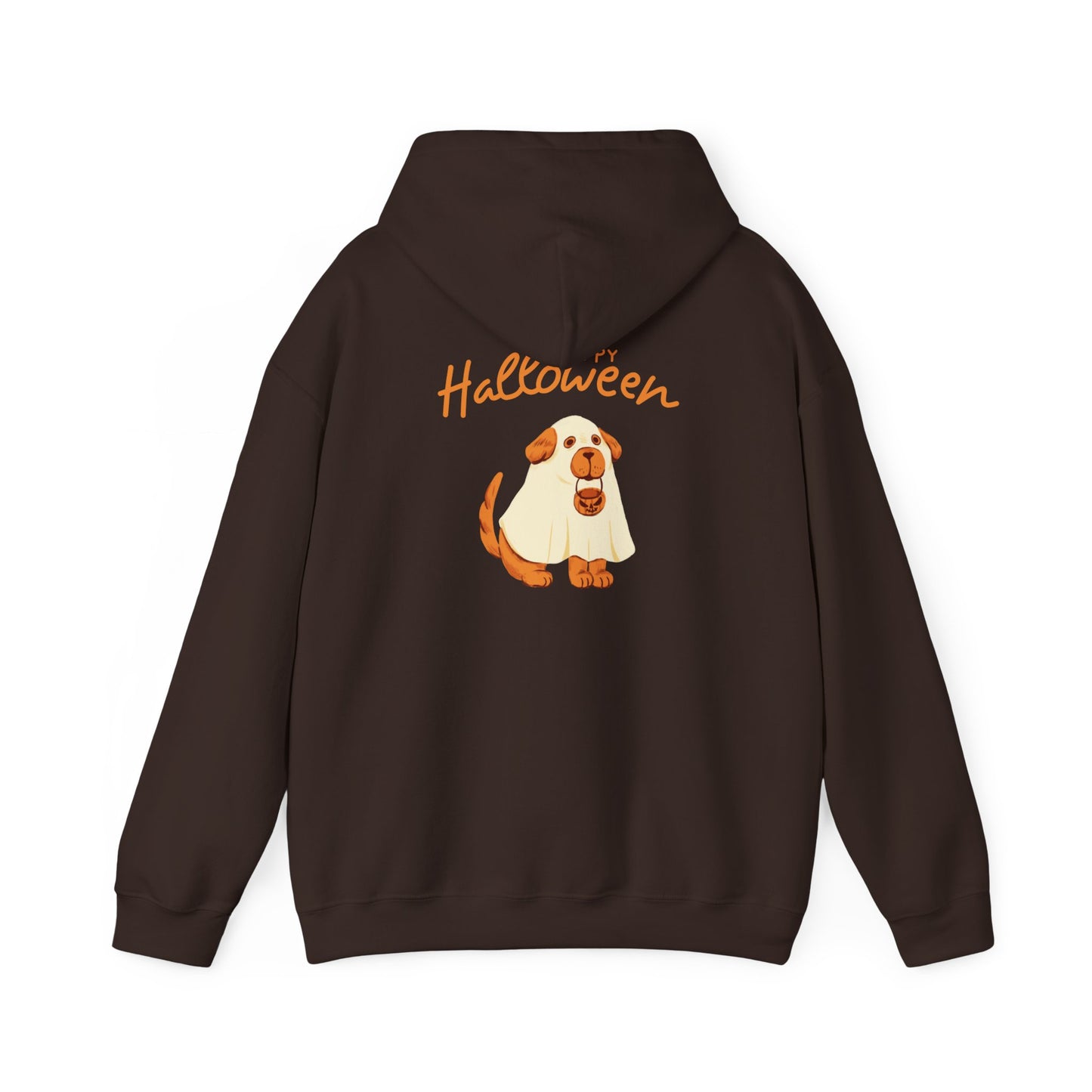 Halloween Dog Graphic Unisex Hoodie, Cozy Sweatshirt for Pet Lovers, Fall Apparel, Halloween Gift, Dog Lover's Sweatshirt