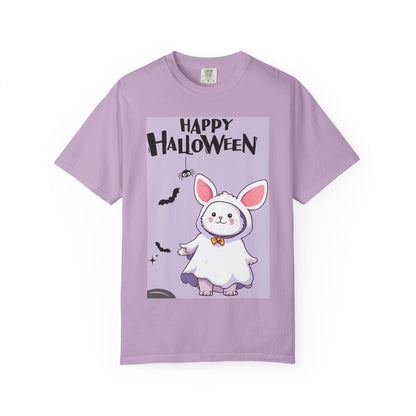 Halloween Bunny T-shirt, Cute Halloween Costume Shirt, Unisex Holiday Tee, Funny Halloween Apparel, Spooky Season Gift