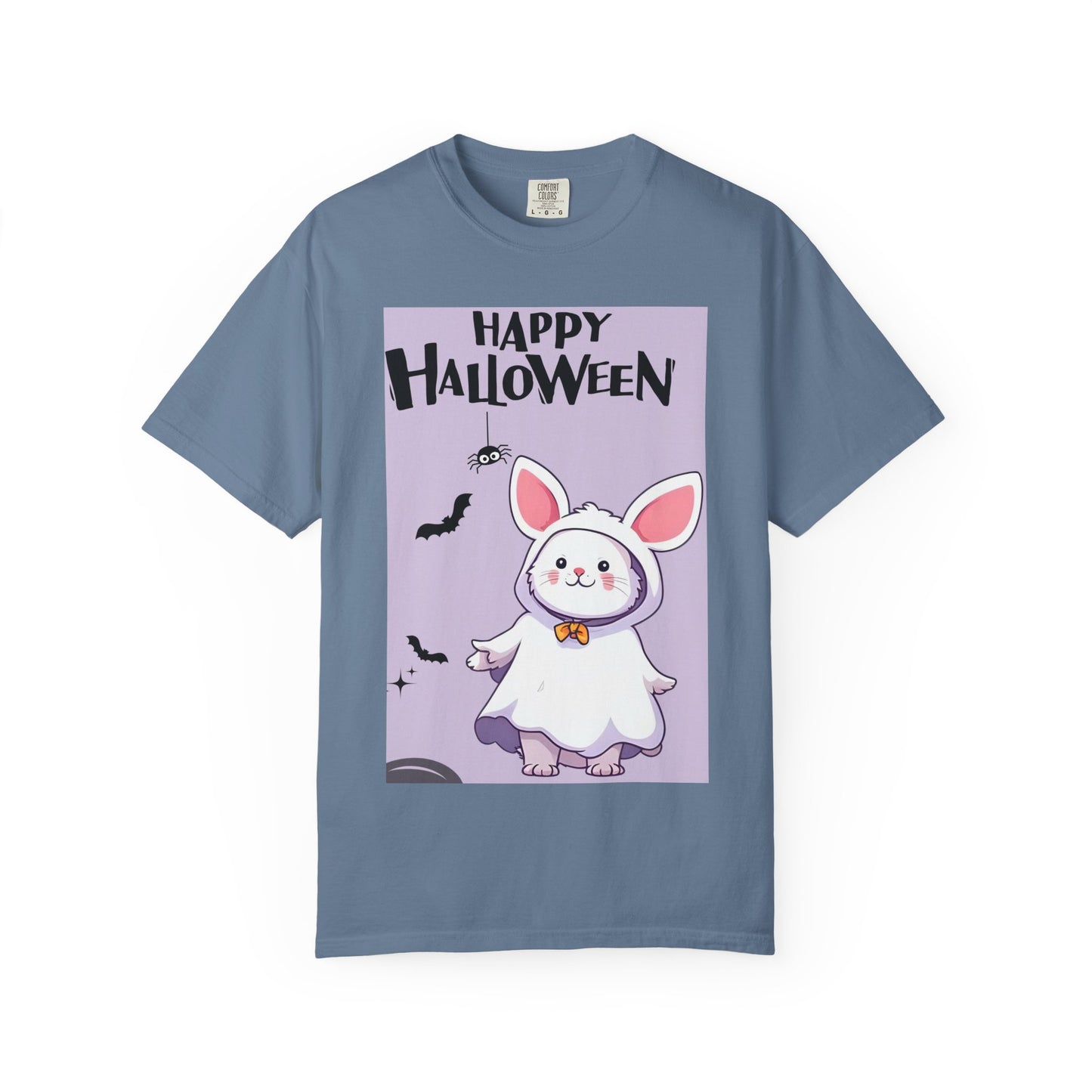 Halloween Bunny T-shirt, Cute Halloween Costume Shirt, Unisex Holiday Tee, Funny Halloween Apparel, Spooky Season Gift