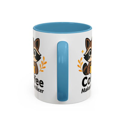 Whimsical Raccoon Coffee Mug - Perfect Gift for Animal Lovers, Cozy Mornings, Barista Gift, Cute Home Decor, Coffee Enthusiasts