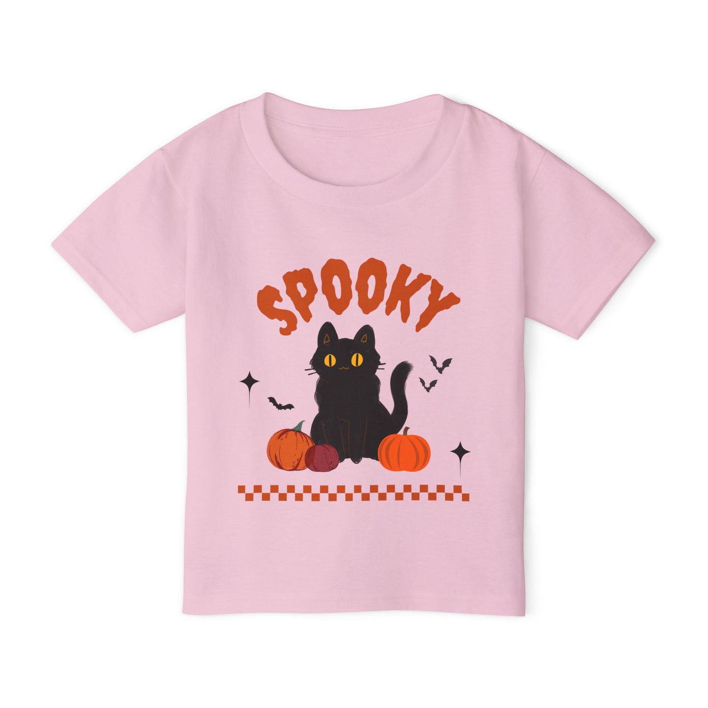 Spooky Cat Toddler T-Shirt | Perfect for Halloween, Kids' Costume, Fall Collection, Trick or Treat, Gifts for Little Ones