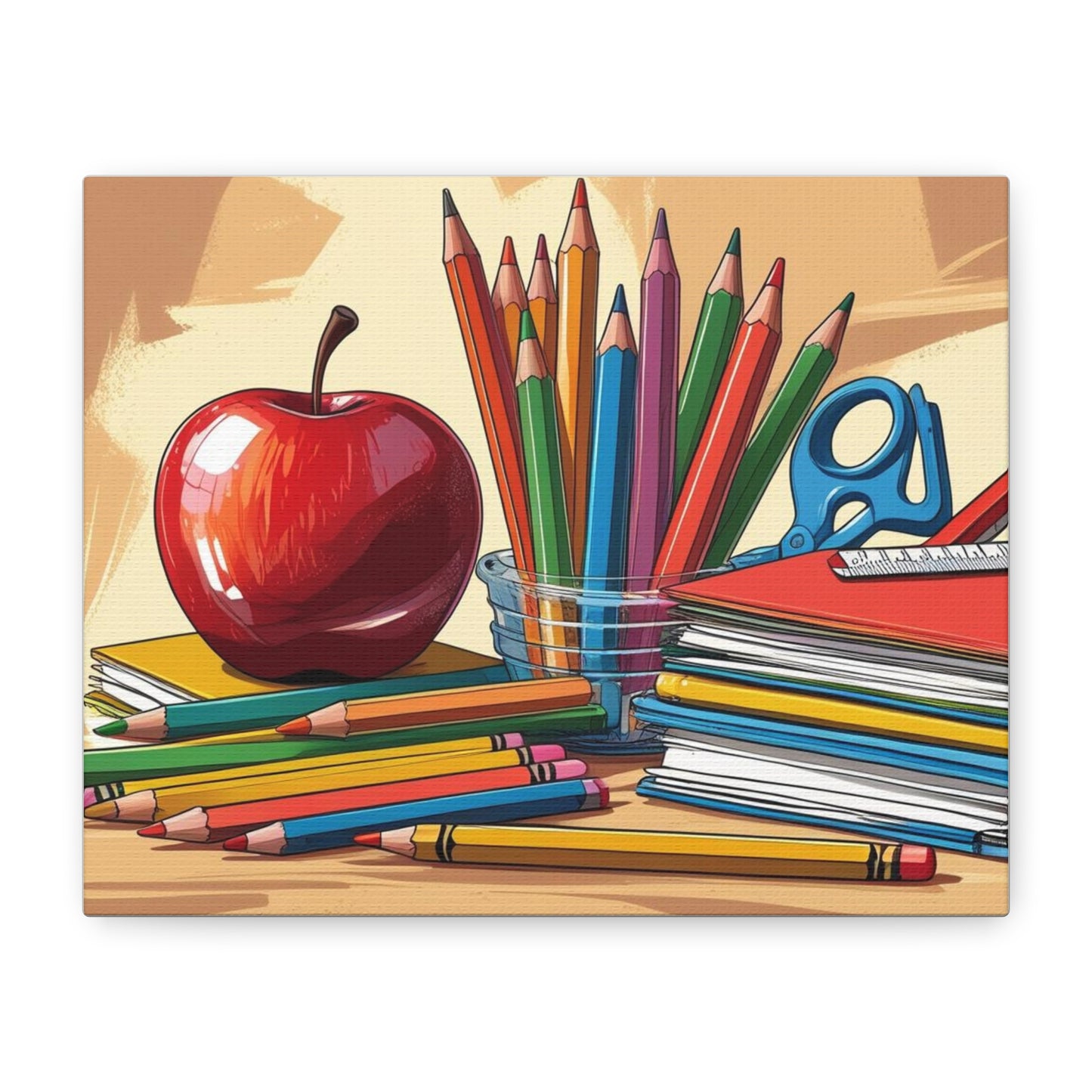 Educational Art Canvas Print, Classroom Decor, Teacher Gift, School Art, Inspirational Wall Art, Learning Decor