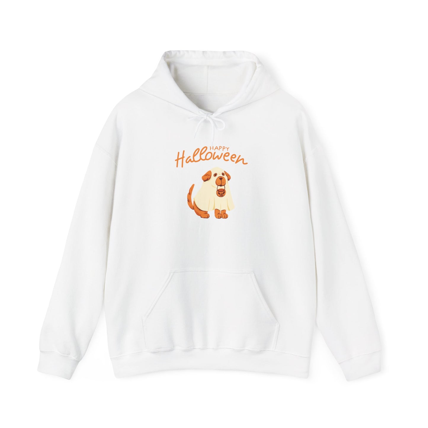 Halloween Dog Graphic Unisex Hoodie, Cozy Sweatshirt for Pet Lovers, Fall Apparel, Halloween Gift, Dog Lover's Sweatshirt