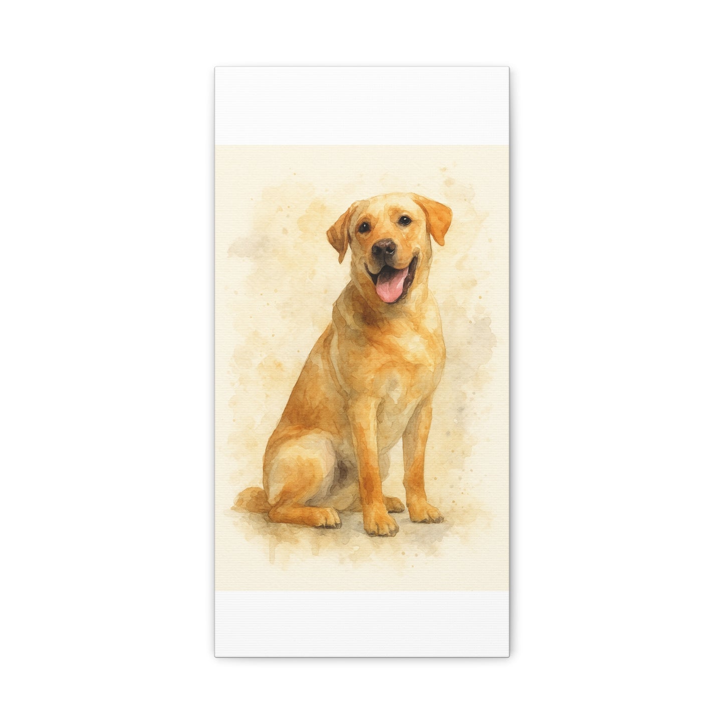 Labrador Dog Portrait Canvas Art, Custom Pet Wall Decor, Gift for Dog Lovers, Home Decor, Animal Lover Gifts