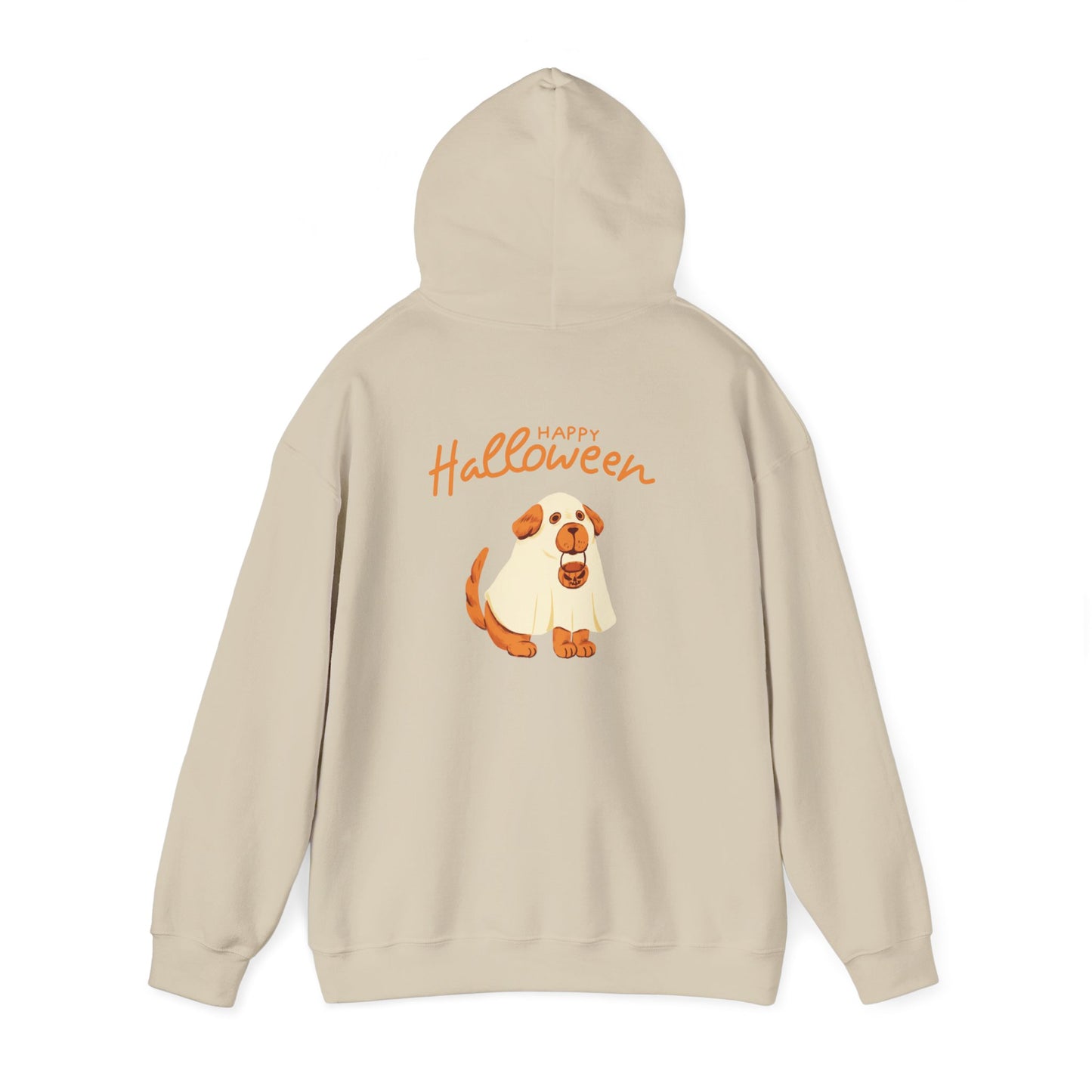 Halloween Dog Graphic Unisex Hoodie, Cozy Sweatshirt for Pet Lovers, Fall Apparel, Halloween Gift, Dog Lover's Sweatshirt