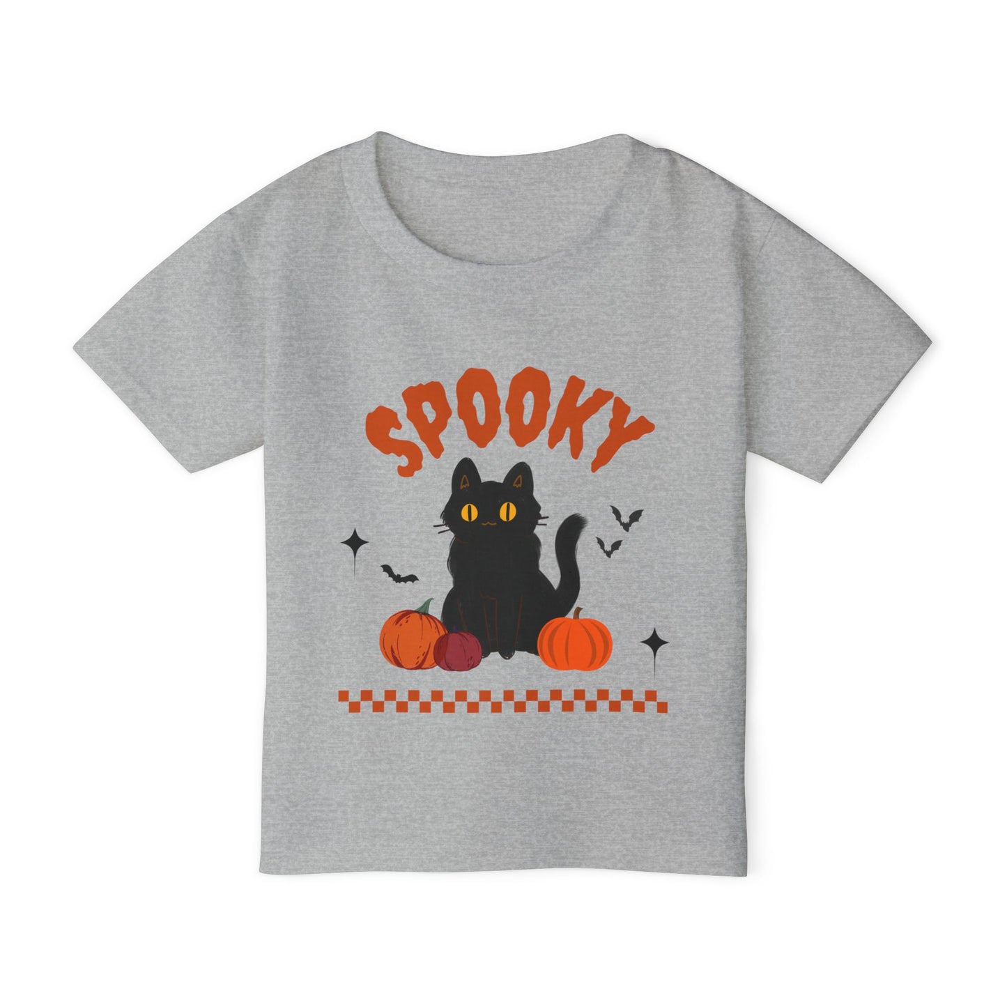 Spooky Cat Toddler T-Shirt | Perfect for Halloween, Kids' Costume, Fall Collection, Trick or Treat, Gifts for Little Ones