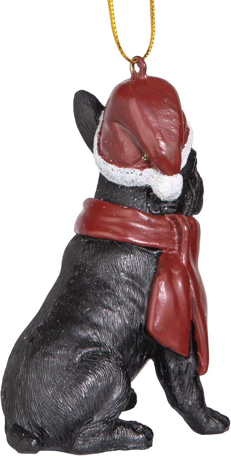 Christmas Xmas French Bulldog Holiday Dog Ornaments, Full Color