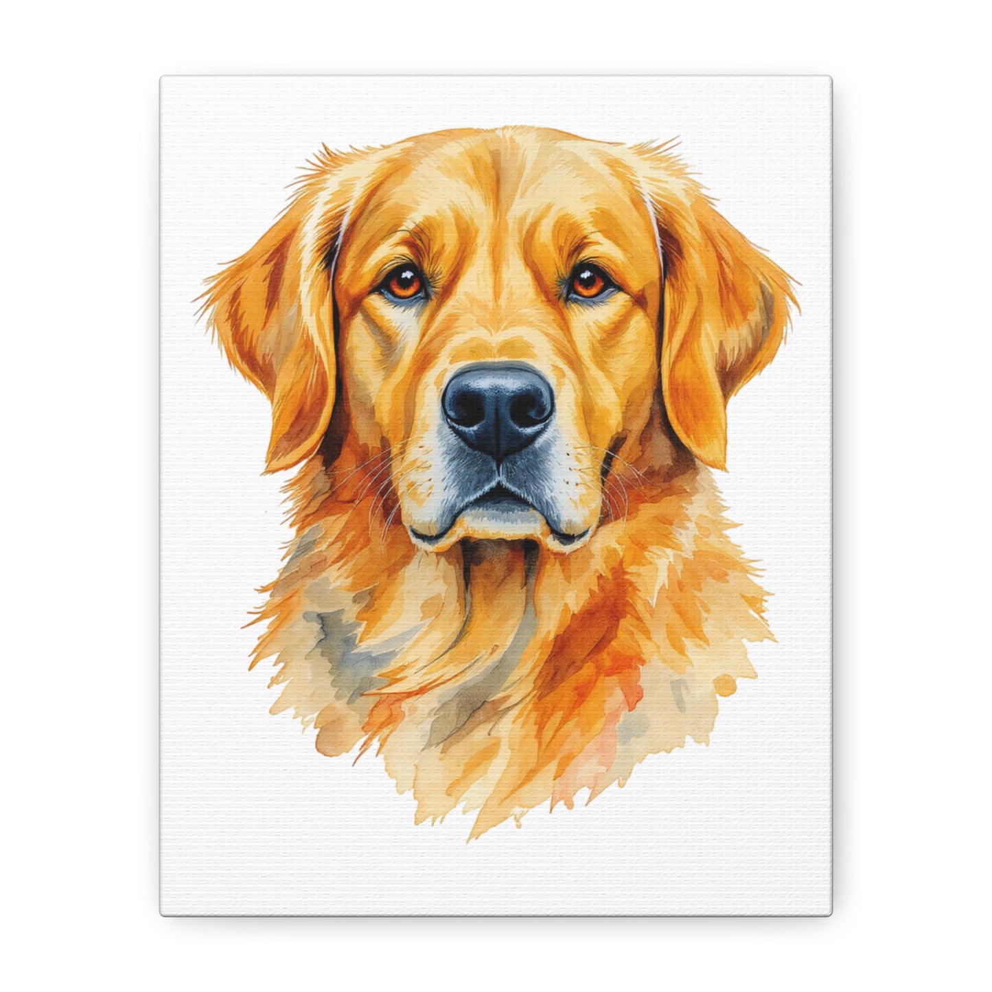 Golden Retriever Canvas Wall Art, Personalized Pet Decor, Dog Lover Gift, Home Wall Decor, Animal Art Print