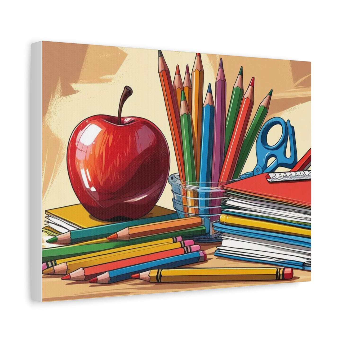 Educational Art Canvas Print, Classroom Decor, Teacher Gift, School Art, Inspirational Wall Art, Learning Decor