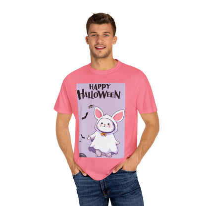 Halloween Bunny T-shirt, Cute Halloween Costume Shirt, Unisex Holiday Tee, Funny Halloween Apparel, Spooky Season Gift