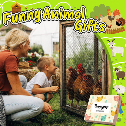 Animal Gift Ideas for Women - Chicken Socks for Women Llama Socks Crazy Chicken Lady Gifts