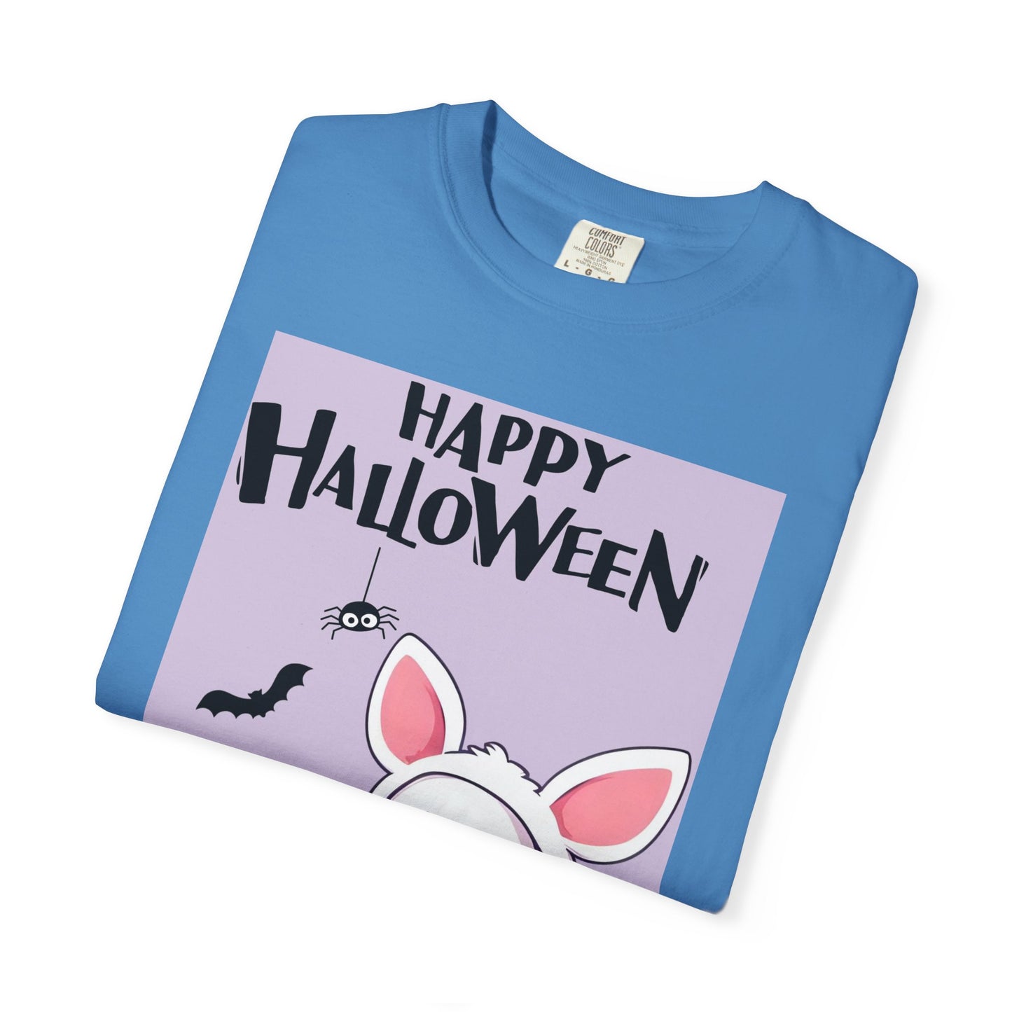 Halloween Bunny T-shirt, Cute Halloween Costume Shirt, Unisex Holiday Tee, Funny Halloween Apparel, Spooky Season Gift