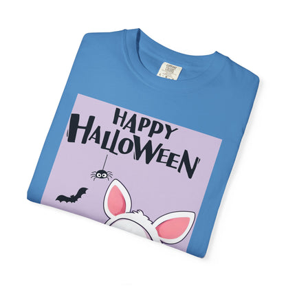 Halloween Bunny T-shirt, Cute Halloween Costume Shirt, Unisex Holiday Tee, Funny Halloween Apparel, Spooky Season Gift